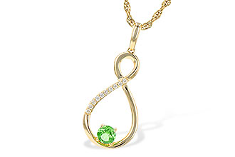 L218-07333: NECK .25 GREEN GARNET .30 TGW