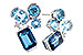 L300-79151: EARR 4.15 BLUE TOPAZ TW 4.19 TGW