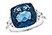 L301-67351: LDS RG 9.00 LONDON BLUE TOPAZ 9.25 TGW (12MM LBT)