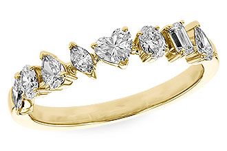 L301-68242: LDS DIA WED RG .69 TW FANCY CUT DIAS