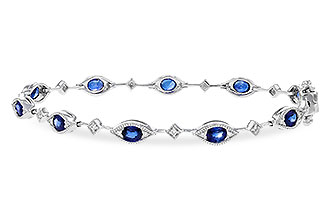 L302-55533: BRACELET 2.31 SAPPHIRE 2.50 TGW (7")