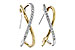 L302-56442: EARRINGS .50 TW