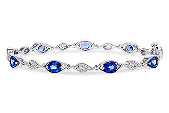 L302-56451: BRACELET 4.02 SAPPHIRE 4.26 TGW (7")