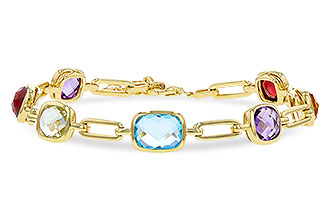 L302-58233: BRACELET 8.87 TW SEMI-PREC (GT,CIT,AMY,G.AMY,BT)