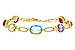 L302-58233: BRACELET 8.87 TW SEMI-PREC (GT,CIT,AMY,G.AMY,BT)