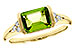 L302-60942: LDS RG 1.52 PERIDOT 1.61 TGW (8X6MM PER)