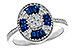 L302-60988: LDS RG .56 TW SAPPHIRE .86 TGW