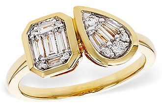 L302-61888: LDS DIA RG .17 TW BAGUETTE .25 TW