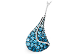 M215-31860: NECK 4.81 BLUE TOPAZ 4.94 TGW