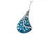 M215-31860: NECK 4.81 BLUE TOPAZ 4.94 TGW