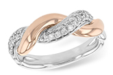 M216-22806: LDS WED RG .30 TW (ROSE & WG)