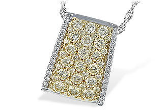 M217-10951: NECK .95 YELLOW DIAS 1.09 TW