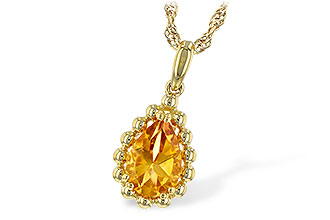 M217-12797: NECKLACE 1.06 CT CITRINE