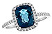 M217-17351: LDS RG 2.42 LONDON BLUE TOPAZ 2.62 TGW