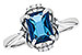 M300-75488: LDS RG 1.70 LONDON BLUE TOPAZ 1.76 TGW