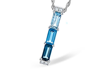 M300-75506: NECK 1.26 BLUE TOPAZ 1.30 TGW