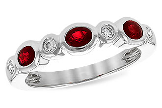 M300-75542: LDS WED RG .55 RUBY .68 TGW