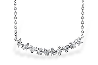 M301-70051: NECKLACE .70 TW FANCY CUT DIAS (18")