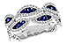M301-71897: LDS WED RG .81 TW SAPP 1.22 TGW