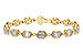 M302-54597: BRACELET 1.02 BAG 1.30 TW