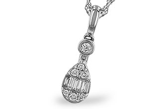 M302-55460: NECKLACE .05 BAG .14 TW