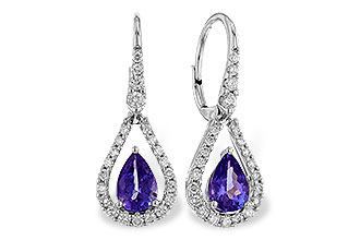 M302-55497: EARR 1.48 TW TANZANITE 1.98 TGW (7x5 PEAR)