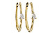 M302-56406: EARRINGS .45 TW PEAR DIAMONDS