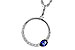 M302-57288: NECKLACE .28 SAPPHIRE .43 TGW