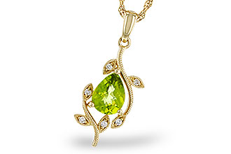 M302-57315: NECKLACE 1.16 PERIDOT 1.21 TGW (8x6MM PER)