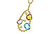 M302-58224: NECKLACE 3.04 TW SEMI-PREC 3.14 TGW (BT,AMY,CIT)