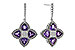 M302-59097: EARRINGS 1.41 AMETHYST 1.50 TGW