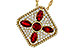 M302-59106: NECKLACE .81 TW RUBY 1.12 TGW