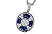 M302-60988: NECKLACE .56 TW SAPPHIRE .80 TGW