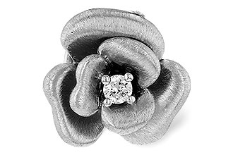 M303-45524: PENDANT .03CT (SMALL FLOWER PENDANT FROM D303-45516)