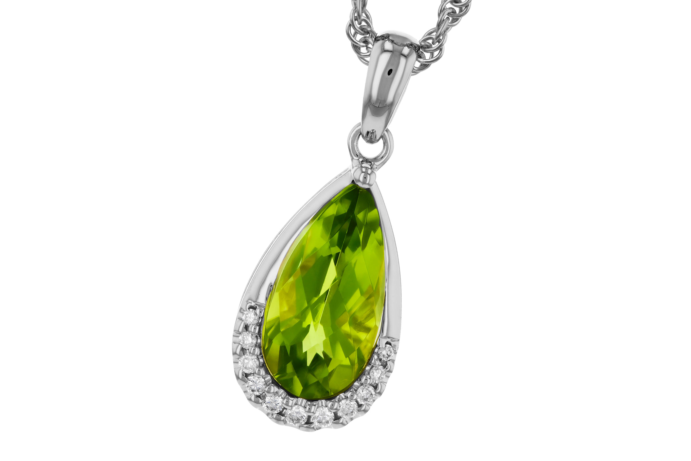 M303-47288: NECK 1.94 PERIDOT 2.00 TGW (12x6MM PS)
