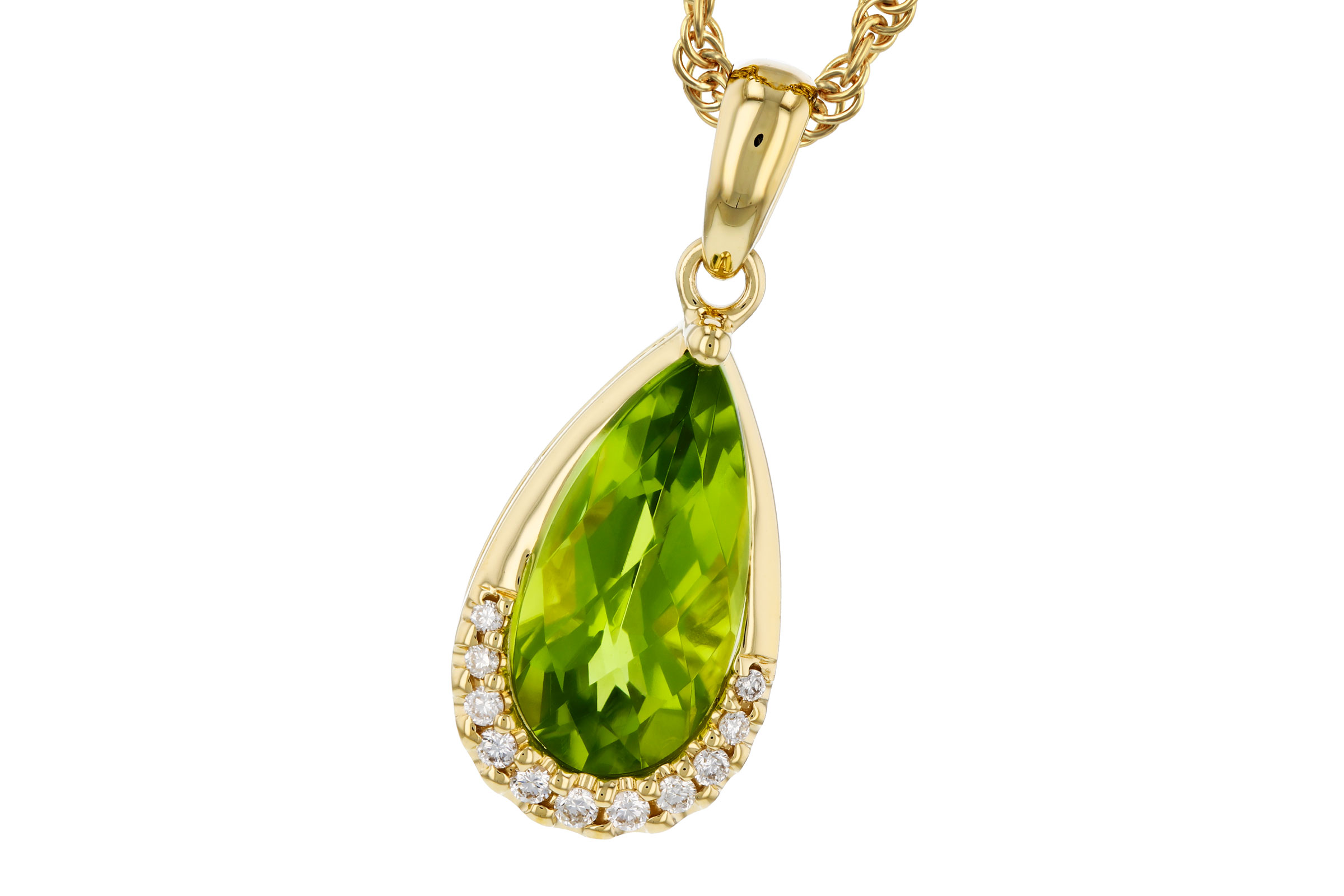 M303-47288: NECK 1.94 PERIDOT 2.00 TGW (12x6MM PS)