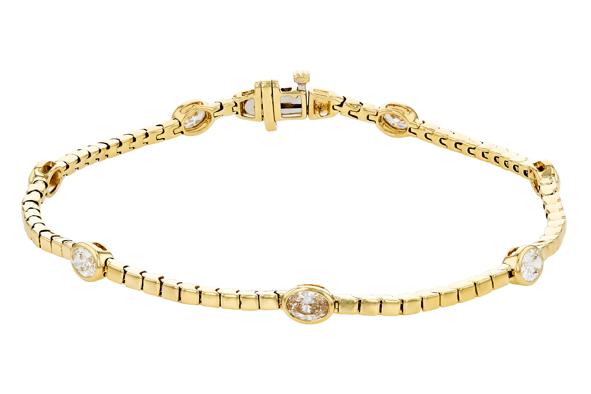 M303-47333: BRACELET 1.30 TW OVAL DIA (7")